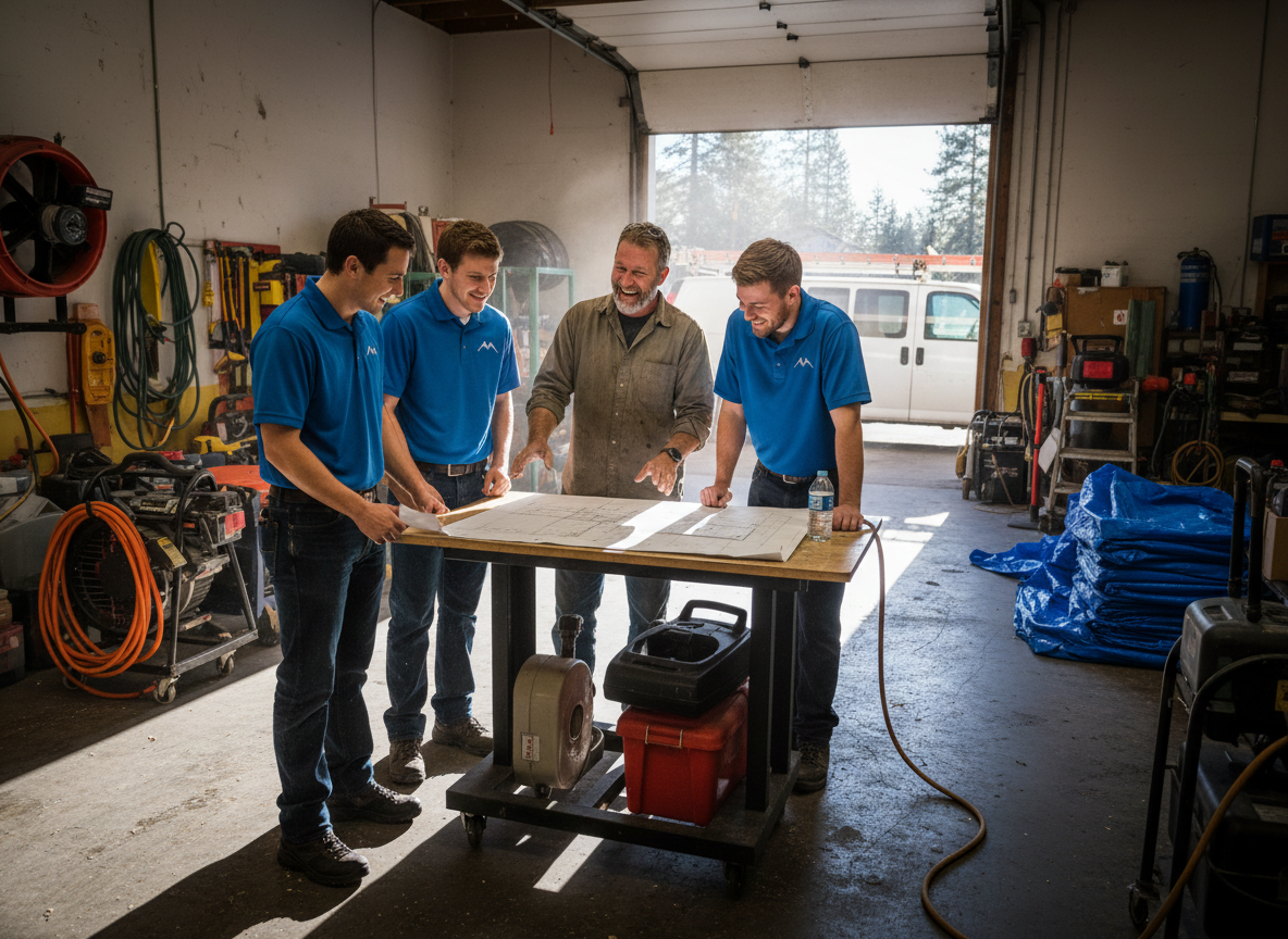 Water Damage Restoration Twin Peaks team