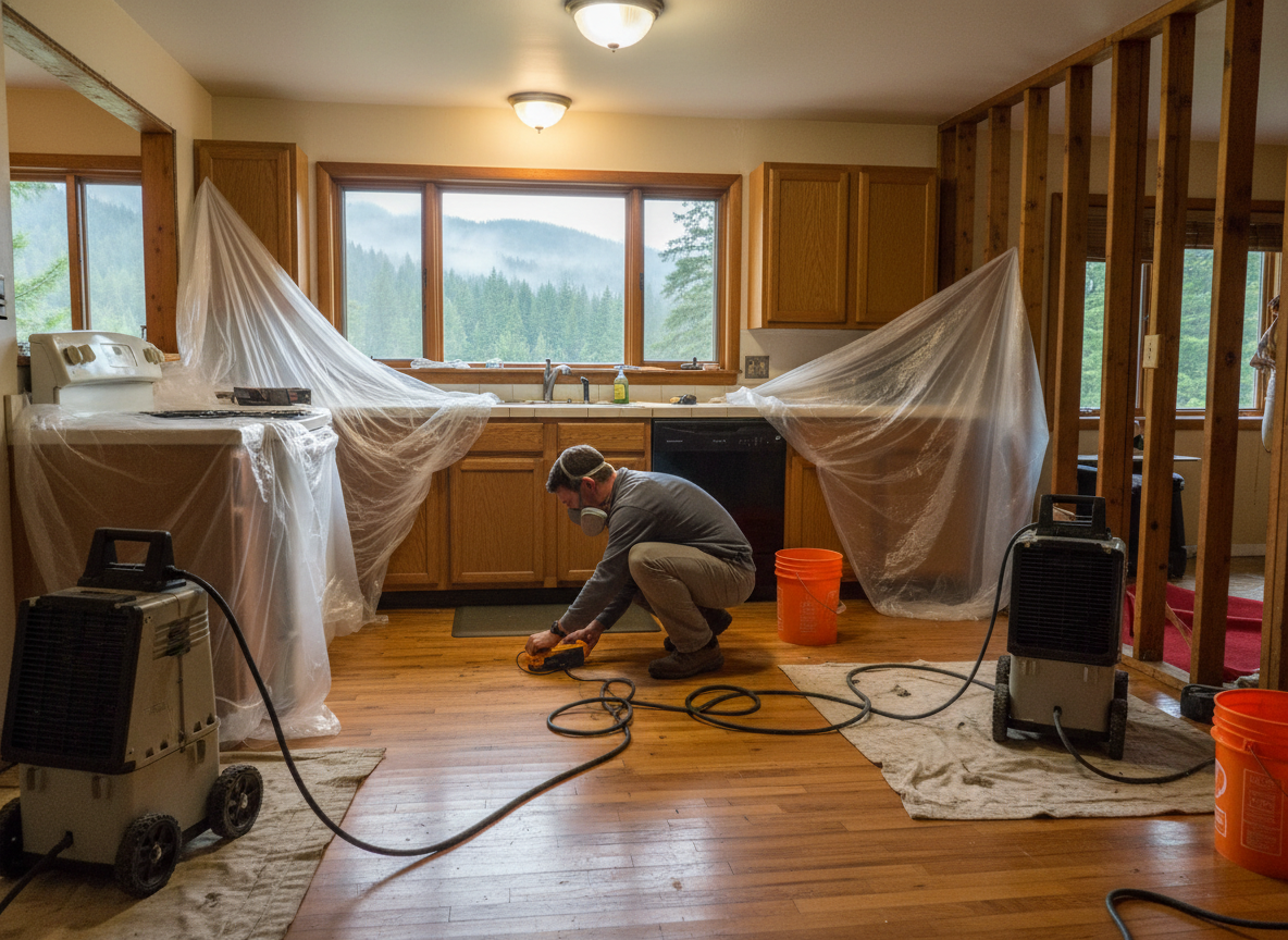 Kitchen Water Damage Repair in Twin Peaks, CA